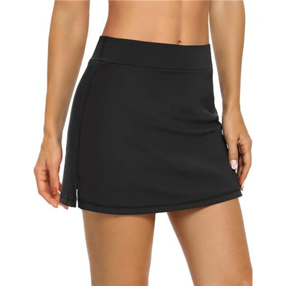 Women's Tennis Golf Athletic Skorts Mini Workout Running Shorts with Pockets